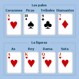 Palos de la baraja de poker